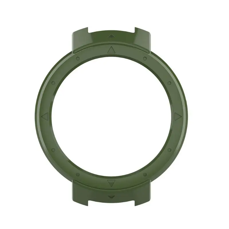 Защитный чехол с защитой от царапин, защитная рамка, Замена корпуса для Huami 3 Amazfit Verge Смарт-часы аксессуары - Цвет: Green