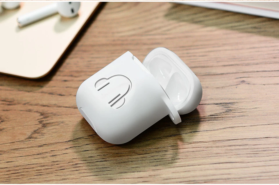 PZOZ чехол для наушников для Apple airpods ремешок мягкий силиконовый чехол для наушников Аксессуары для наушников Защитный беспроводной bluetooth чехол