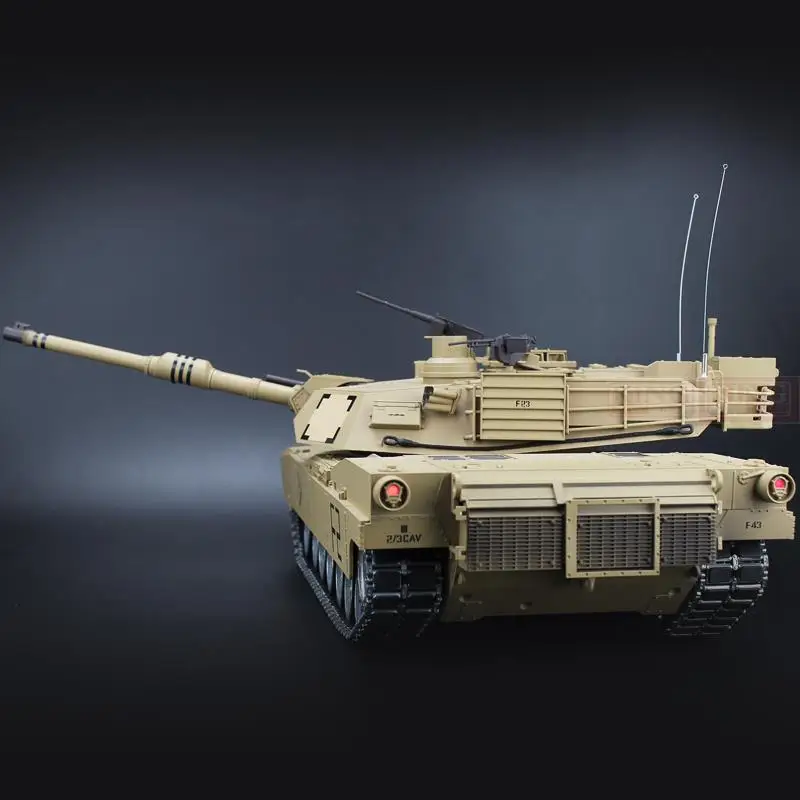 US $469.00 24ghz Rc Tank Heng Long 116 Us M1a2 US Army Main Battle Tank Abrams Tusk Tank Ultimate Metal Version Metal Gear Tracks Sound