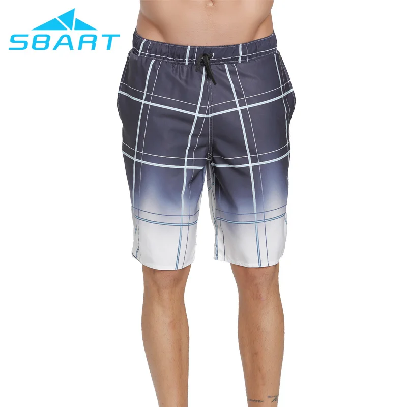 Sbart sun protection swim trunks dry quick beach pants printed pants