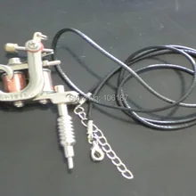 5 шт. серебристый мини татуировки кулон татуировки Цепочки и ожерелья ювелирных для татуировки украшения