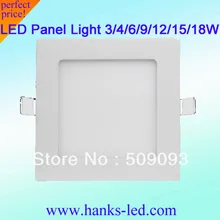 HKS продукт 3 Вт светодиодный квадратный светильник 165lm AC85-265V 50 шт./лот