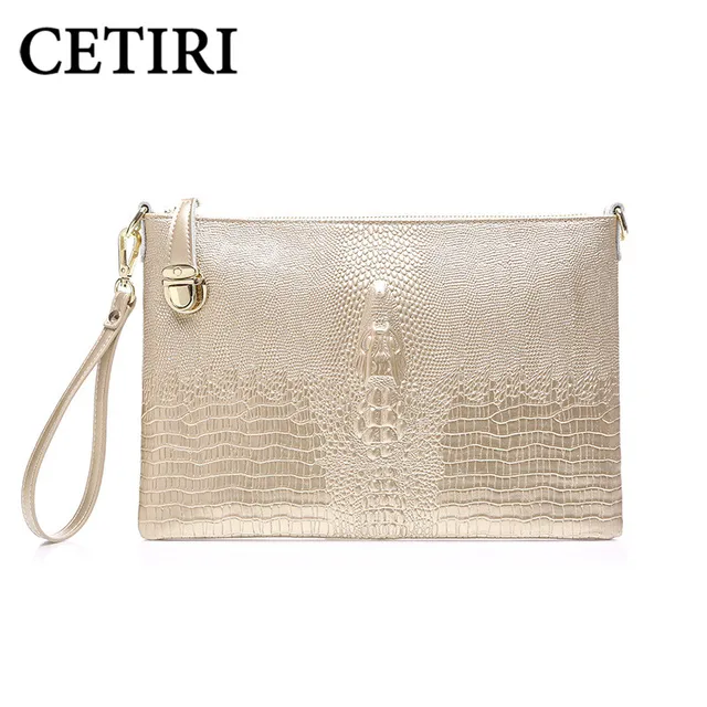Cetiri Clutch Women Evening Bag Genuine Leather Wedding Cetiri Clutch Women Evening Bag Genuine Leather Wedding Day Clutches Purse Gold Las Party
