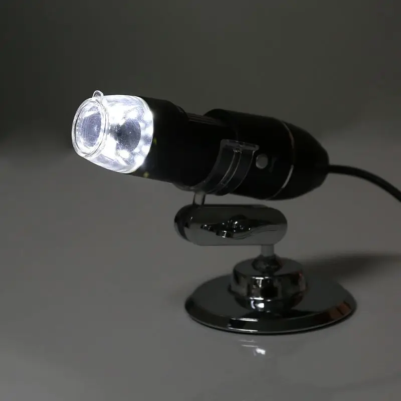 1000X USB цифровой микроскоп камера эндоскоп 8LED Лупа с металлической подставкой для Windows l29k
