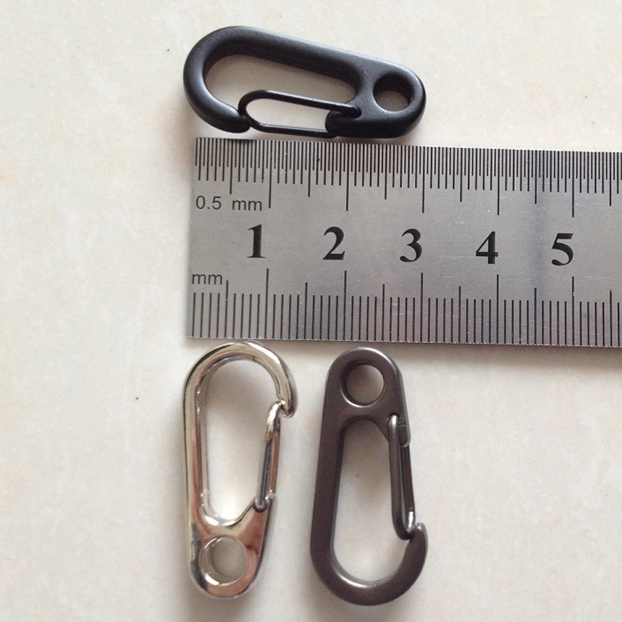 

1Pcs Luggage Straps Metal Buckles Spring Buckle Snap Alloy Nickel-free Plating Mini Clips Snap Hook DIY Craft Accessories