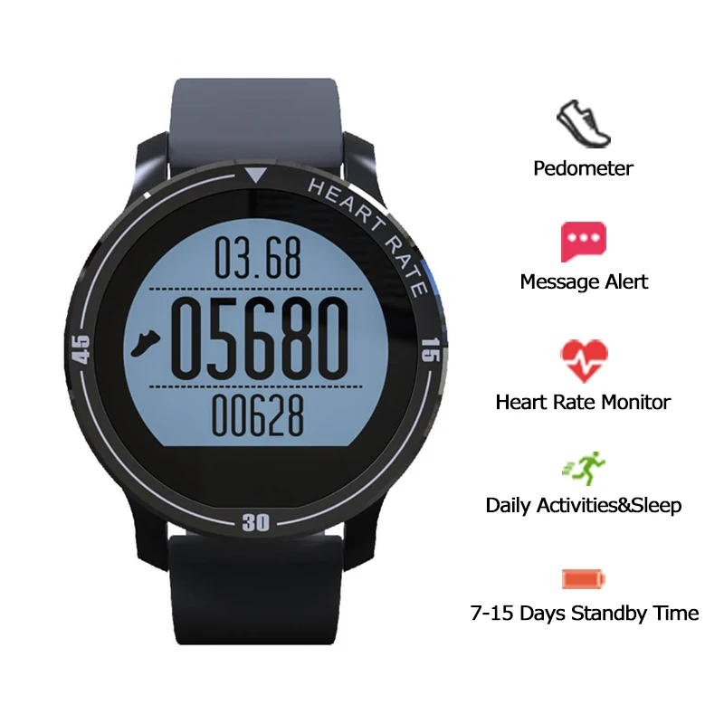 Makibes Aerobic A1 IP67 Waterproof Smart Band Sports Smart Watch Heart Rate Moni