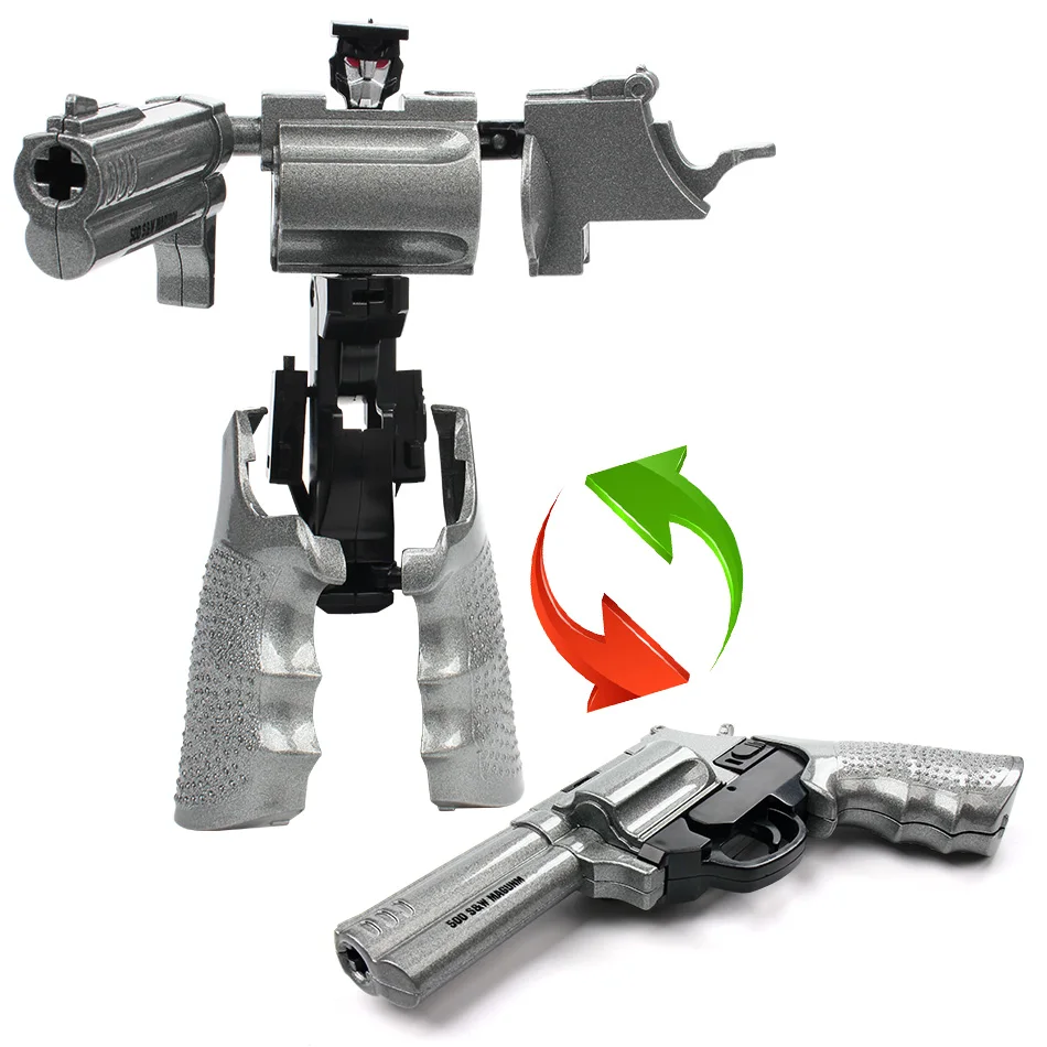 HUIQIBAO игрушки оружие трансформация пустыня Орел оружие деформация робот сплав металл экшн игрушки Фигурки игрушки для детей 8 стилей