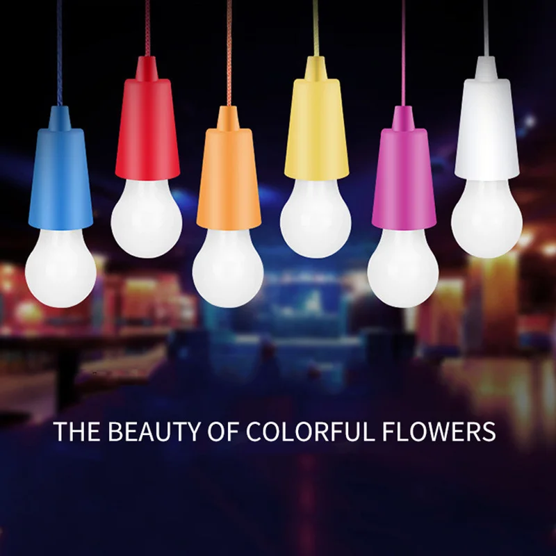 

1.3M Pull Light Bulb Indoor Decoration Bulb Fairy Incandescent Bulbs Design LED Light Bulbs Garland Decoration String Lights