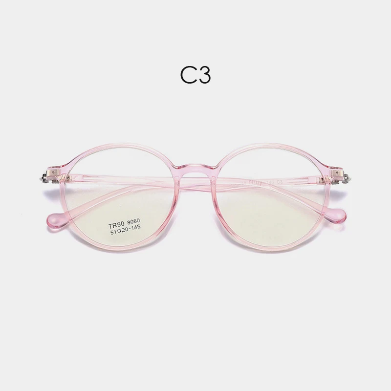 Iboode TR90 высококачественные круглые очки оправа для мужчин и женщин винтажные очки для близорукости, оптические оправы очки ретро унисекс