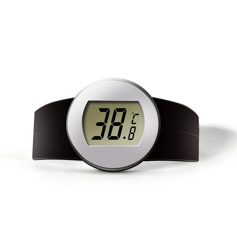 

MOSEKO Electronic LCD Red Wine Bottle Thermometer Digital Wine Watch Temperature Meter Automatical Bottle Thermometer Wine Tools