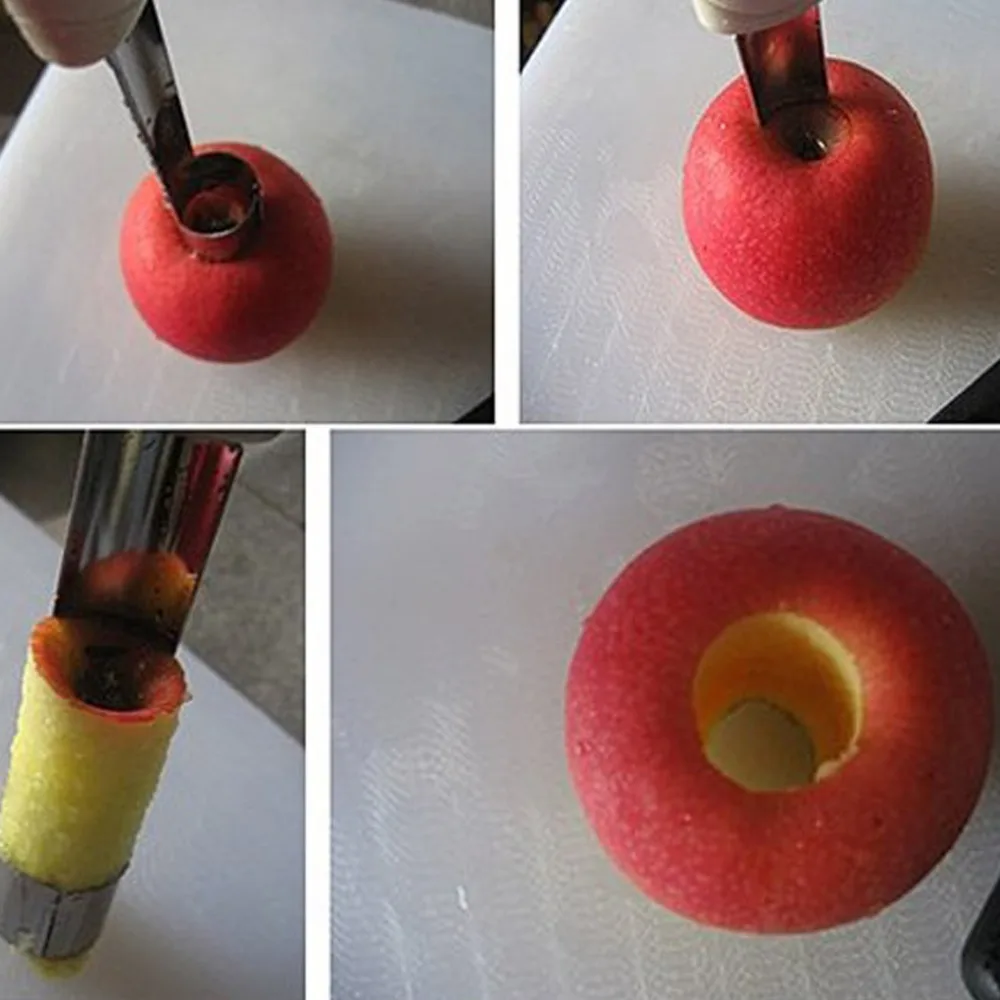 Hei-er-Verkauf-Schwarz-Edelstahl-Obst-Apfel-Birne-Corer-entferner-Aufschnittmaschinen-Cutter-K-che-Werkzeug (2)