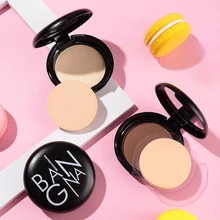 Макарон прессованный порошок водонепроницаемый контроль масла длительный даже цвет кожи макияж фиксирующая пудра