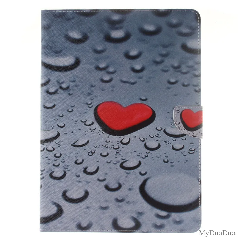 Fashion Two Sides Flower PU Leather Case For Apple iPad Pro 9.7 Case Wallet Flip Stand Tablet Cover Case With Card Money Holder (71)