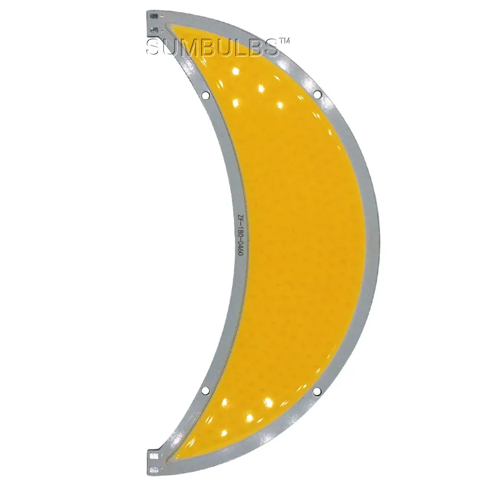 DC 12V 14V 50W moonshaped LED свет Теплый Холодный белый супер яркий лунный COB Лампа 180 мм|bulb warm