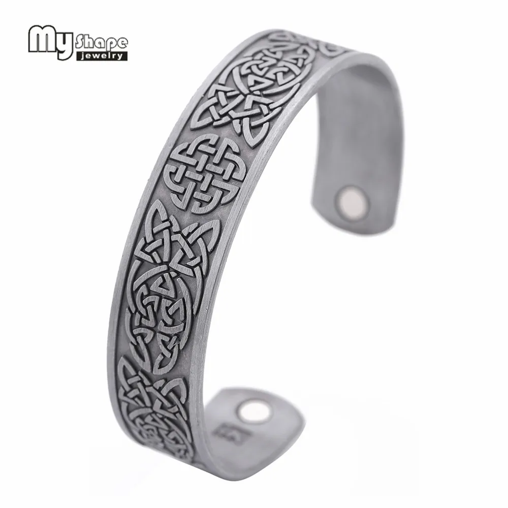 

My Shape Magnetic Bracelets Bangles for Women Viking Cuff Bangle Russian Square Star Amulet Bracelet for Men Adjustable
