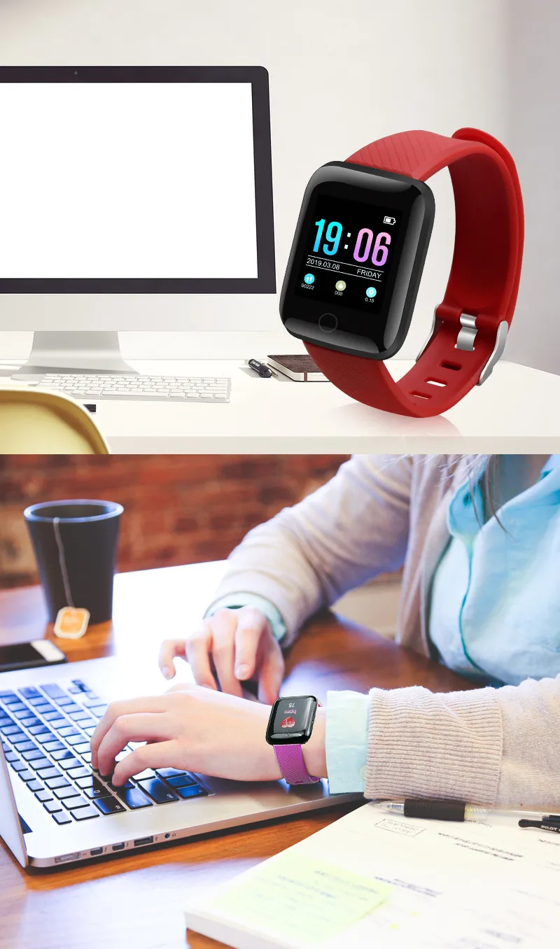 LYKRY A6S Smart Bracelet Fitness Tracker Heart Rate Blood Pressure Monitor Smart Band IP67 Waterproof Sports For Android IOS+Box (21)