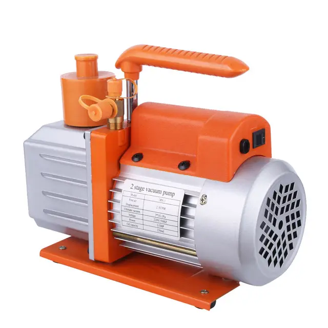 7.0CFM Two Stage 2RS 3 110V/60HZ Metal Oil Diffusion Vacuum Pump Rotary