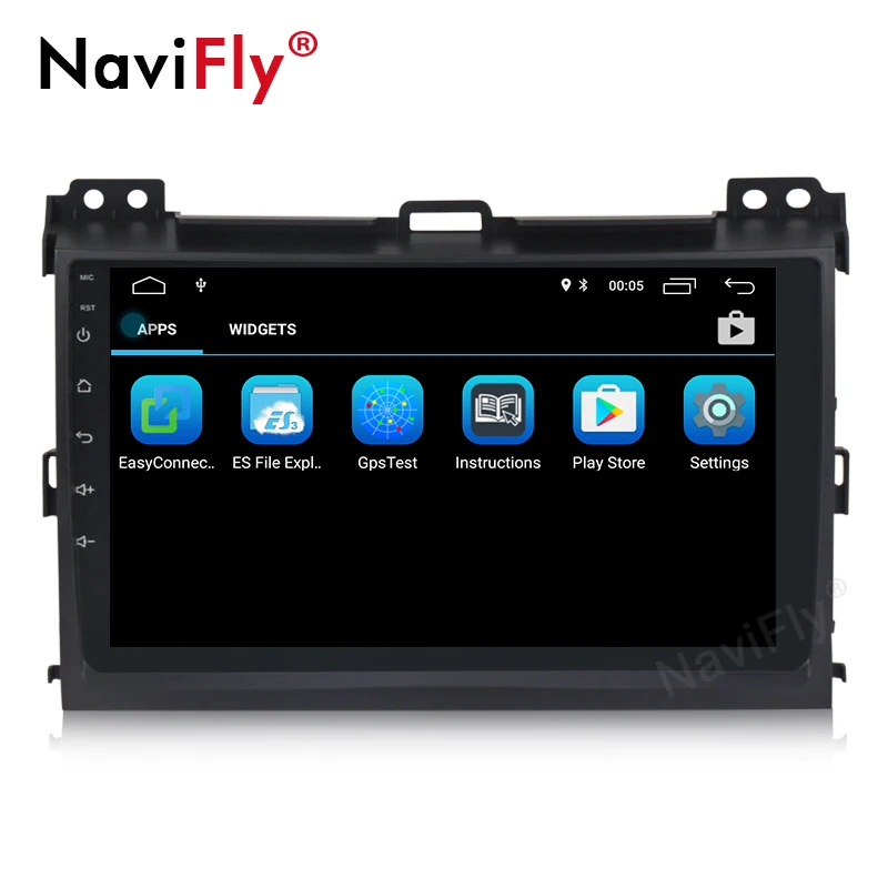 Discount NaviFly Anroid8.1 4Core 32G ROM 2G RAM Car Multimedia player for Toyota Prado 120 Land Cruiser 2004-2009 Lexus GX47 support OBD 4