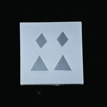 

Silicone Resin Mold For Jewelry Making Triangle White Rhombus 49mm(1 7/8") x 49mm(1 7/8"), 2 PCs