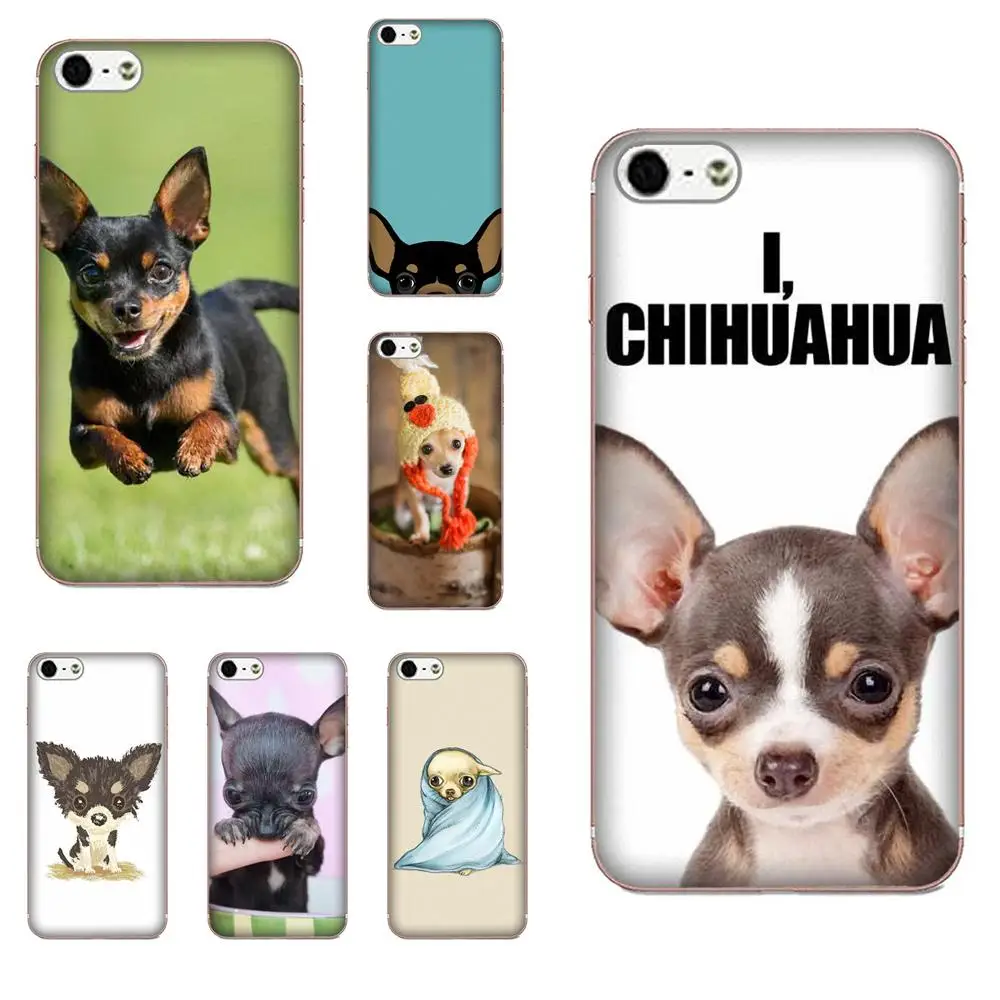 Чехлы из ТПУ для Apple iPhone 4 4S 5 5C 5S SE 6 6S 7 8 Plus X XS Max XR Chihuahua|Чехлы-накладки| |
