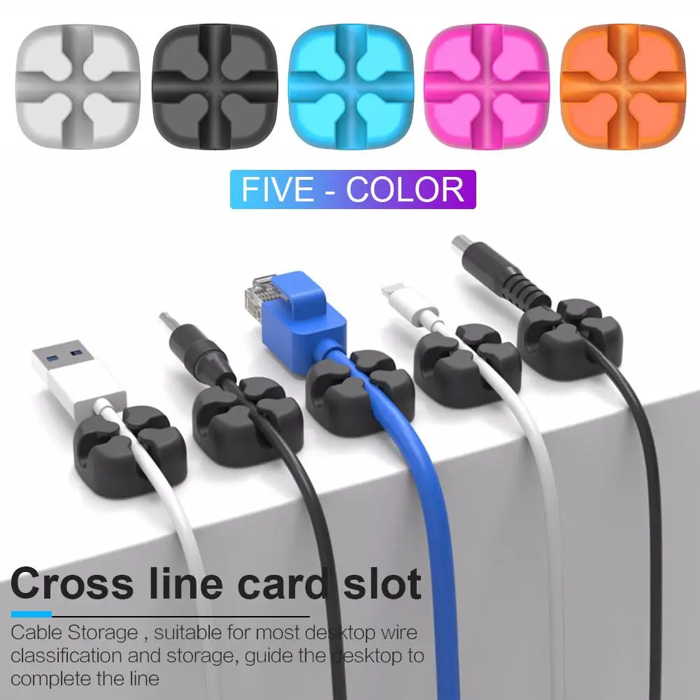 

Mobile Phone Data Cable Cable Organizer Desktop Fixed Winder Wire Finishing Cable Organizer