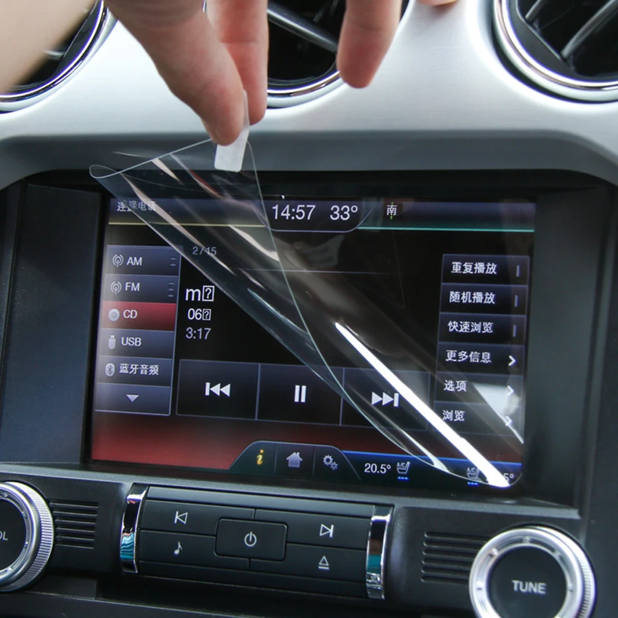 Car Screen Protector for Ford Mustang 2015 2016 2017 Protective Car GPS