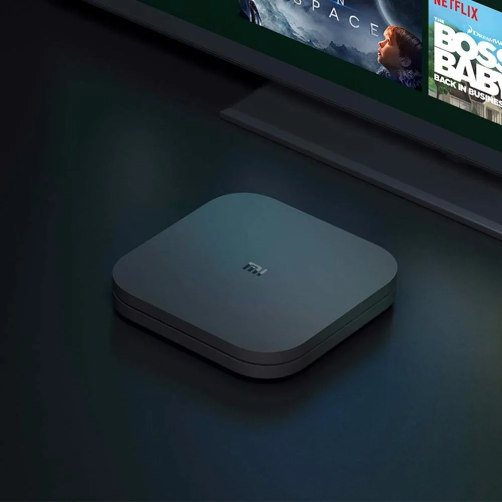 Xiaomi Mi Box S 4K TV Box Cortex-A53 Quad Core 64 bit Mali-450 1000Mbp Android 8.1 TV Mi Box 2GB+8G