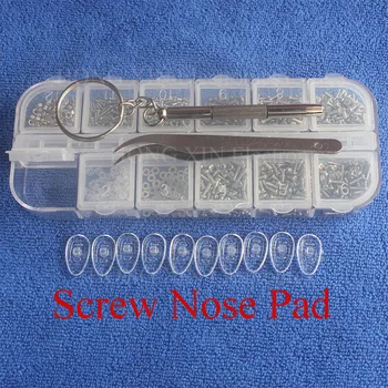 

Glasses Screw Kit Eyeglass Sunglass Watch Repair Stainless Steel Screws Nuts Tool Kit + Tweezer + Screwdriver glasses screw tool