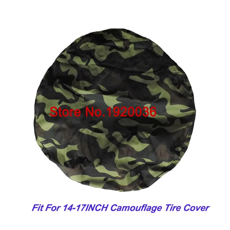 

Car Stylle Off-road Car HIGH QUALITY Camouflage Color PU Spare Tire Cover Custom 14 "15" 16 "17" PVC Spare Wheel Cover