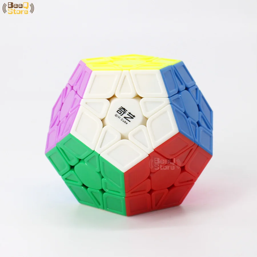 Qiyimegaminx Qiheng QihengS Megaminxd магический куб без наклеек скульптура черная головоломка на Скорость Куб обучающий игрушечный Прорезыватель