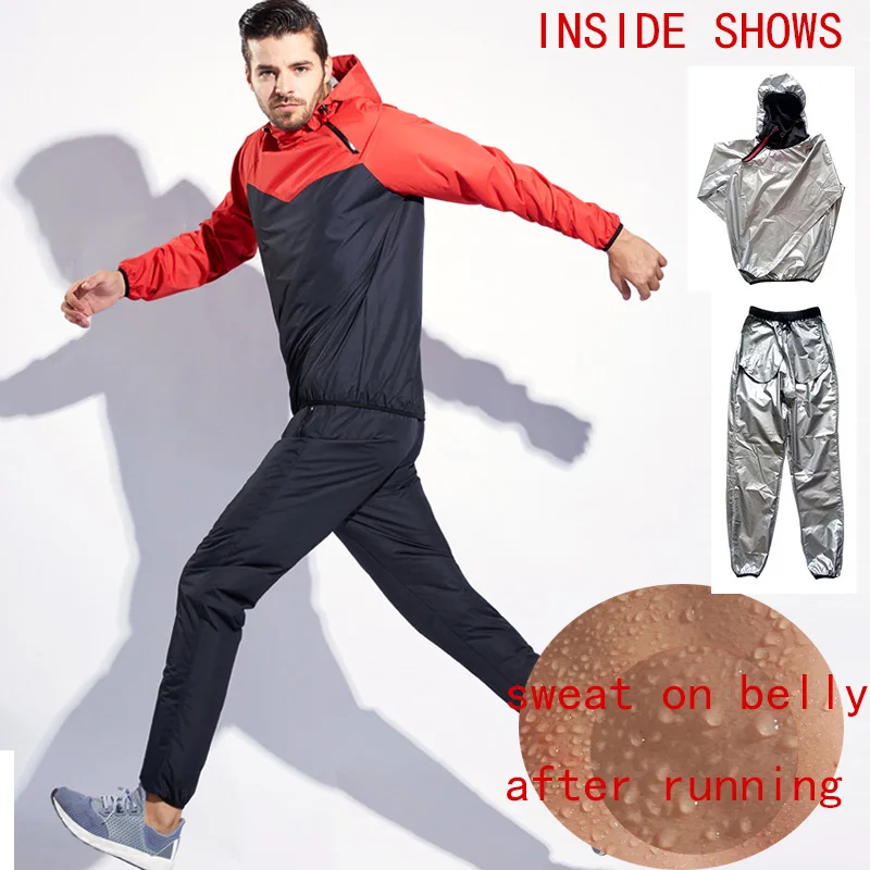 Sweat Fitness Sport Suit Long Sleeve Hoodies + Pants 2PCS Gym Training
