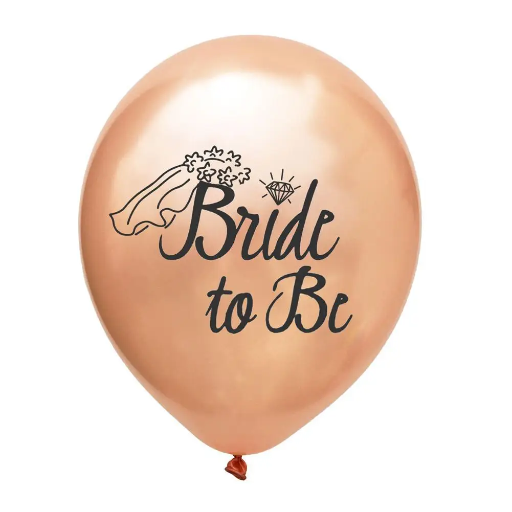11 шт. 12 дюймов одиночный набор воздушных шаров для невесты, нетканый набор флагов, украшение для свадебной вечеринки, Прямая поставка