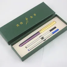 Милый стационарный костюм металлическая шариковая ручка матовая ручка с черными чернилами офисные и школьные канцелярские принадлежности с черными чернилами заправка