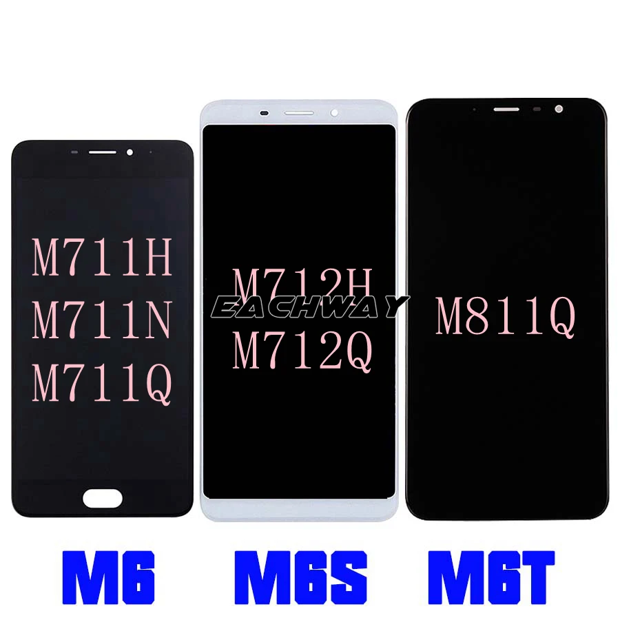 Meizu M6 LCD Display Touch Screen Digitizer M711H M711M M711Q M6S LCD M712H M712Q For 6T MEIZU M6T LCD M811Q Screen (16)