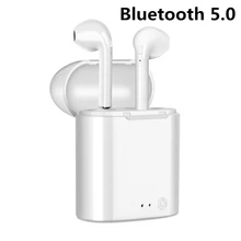Модные беспроводные Bluetooth наушники i7s TWS наушники с микрофоном для iphone samsung Xiaomi 5 6 7 8 Redmi Note для huawei LG