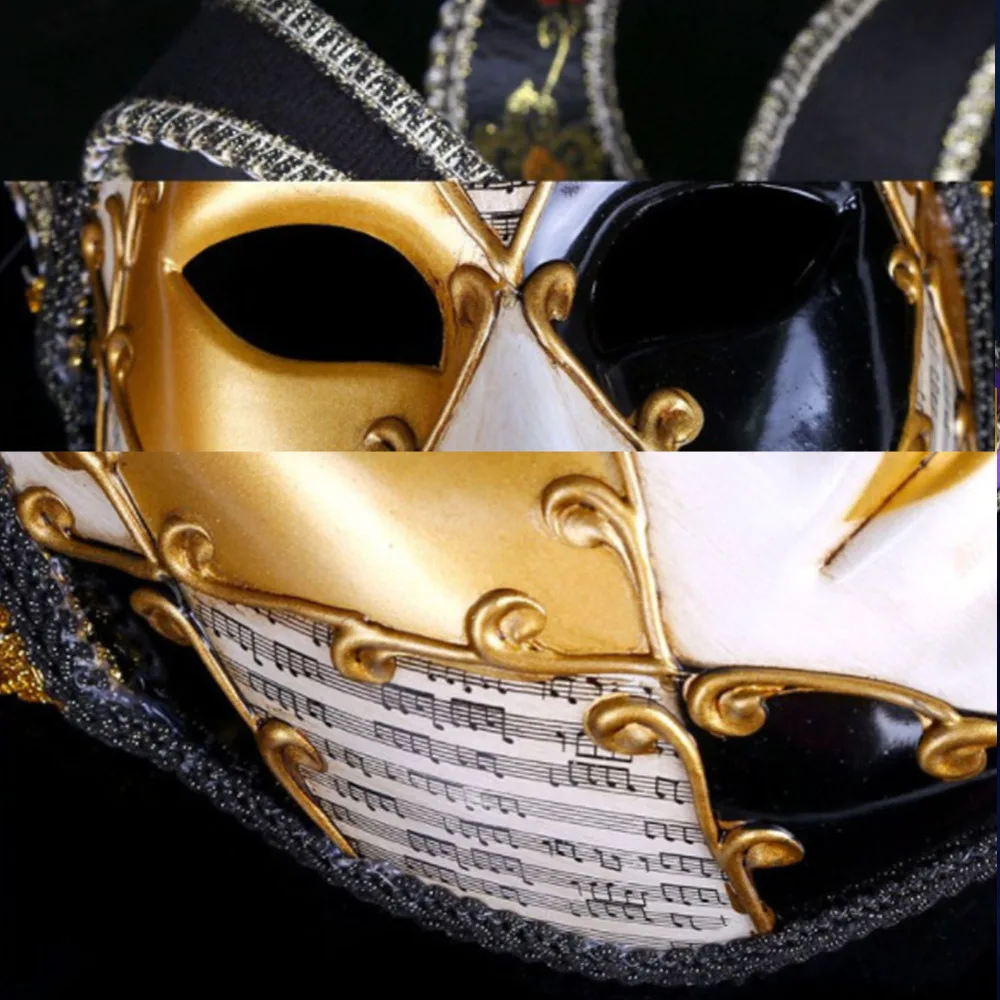 Halloween Masquerade  new style Coloured drawing Mask high Venice woman Perform Joker Mask Props Gifts PVC Mask High Quality 8