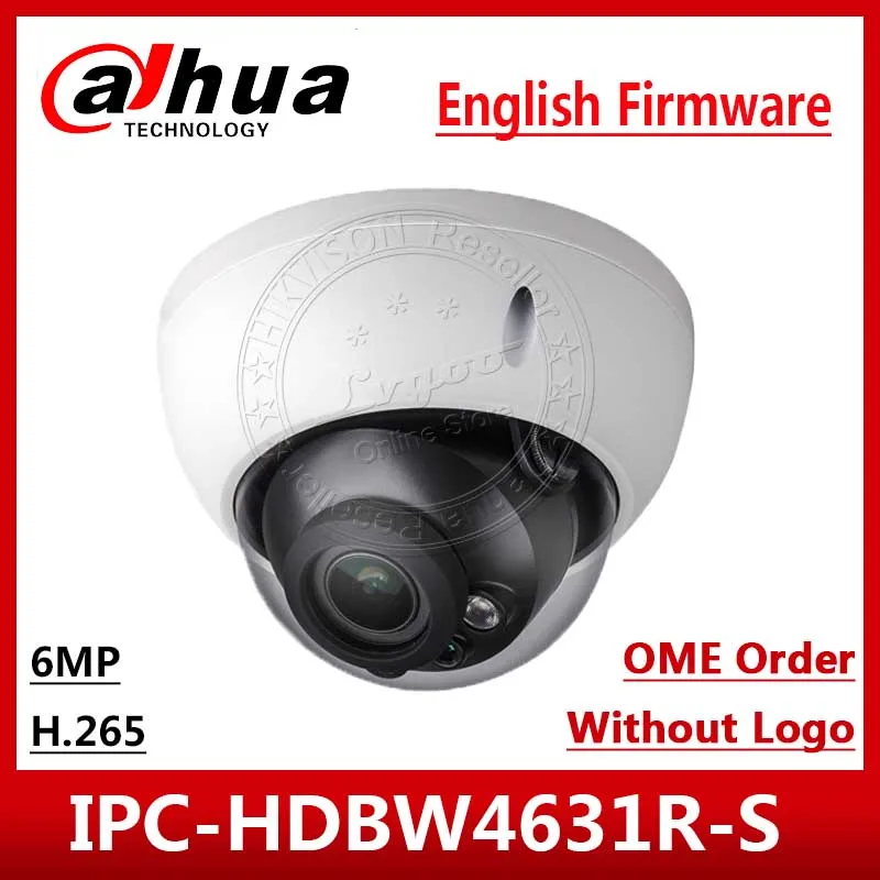 Камера слежения Dahua IPC-HDBW4631R-S Обновление версии IPC-HDBW4433R-S 6MP PoE камера безопасности