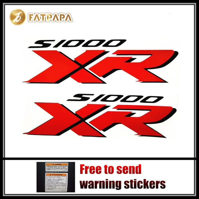 S1000XR ou F900XR (2020+) Stickers Carbone pour Réservoir - Burn