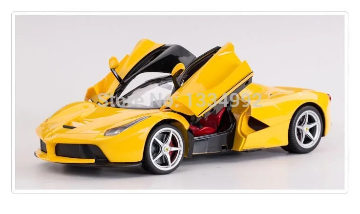 yellow remote car