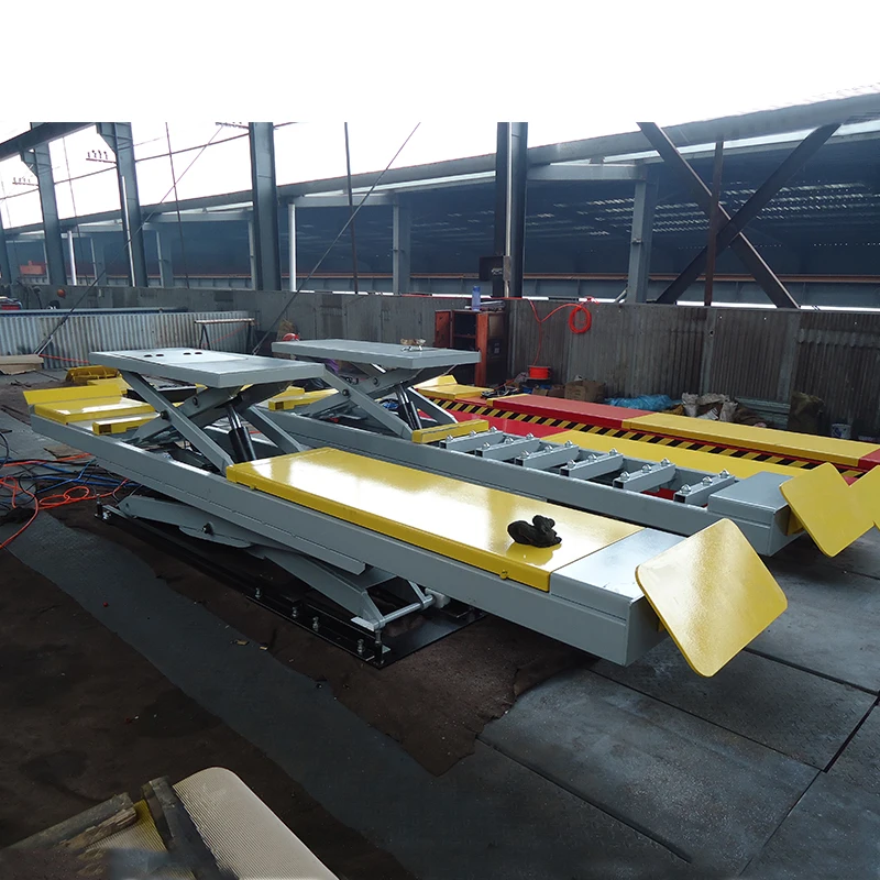

In-Ground Big Lifter Double Scissor Car Lift Primary and Secondary Scissor-fork Lifter High Quality Alignment Lifting machine