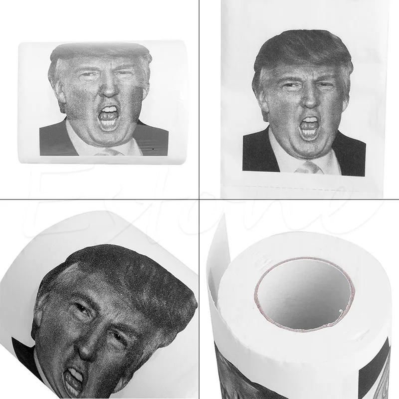 Лидер продаж! Рулон смешной туалетной бумаги с Дональдом Трампом|toilet paper roll|paper
