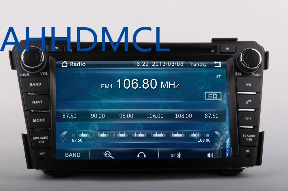 Clearance AHHDMCL Car Multimedia Player DVD Radio Stereo Audio GPS Navigation For Hyundai i40 2011 2012 2013 2014 2015 2016 2017 2