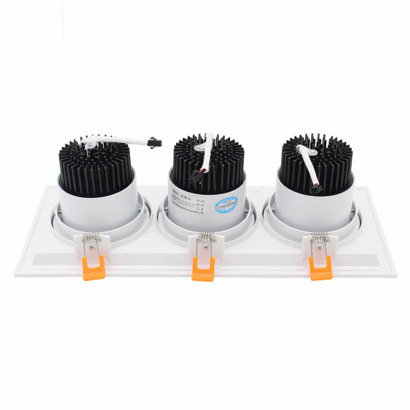 10 шт./лот AC90 260V 7 Вт 12 COB led отель потолочная лампа Специализированный дизайн литье