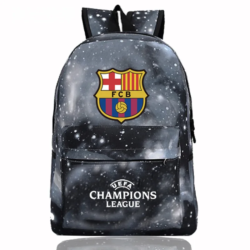 Logotipo de campeones bolsa Mochila de los hombres, los niños de viaje de Barcelona de los adolescentes de la escuela los niños, regalo de Mochila Bolsas Escolar Logotipo de campeones bolsa Mochila de los hombres, los niños de viaje de Barcelona de los adolescentes de la escuela los niños, regalo de Mochila Bolsas Escolar