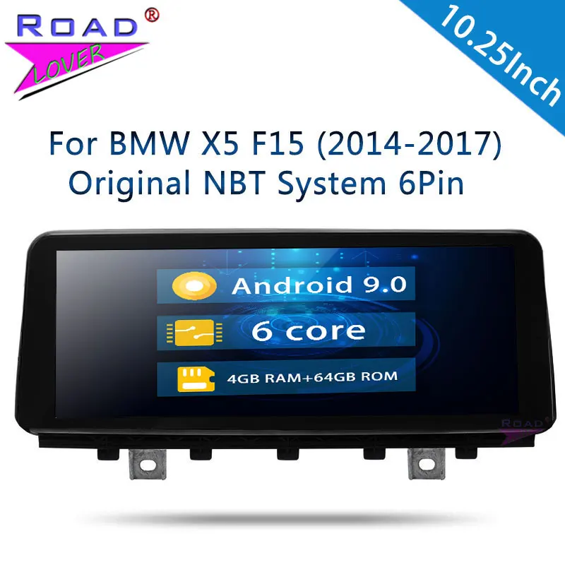 Roadlover Android 9 0 автомобильный автомагнитол радио плеер для BMW X5 F15 (2014 2015 2016 2017) GPS