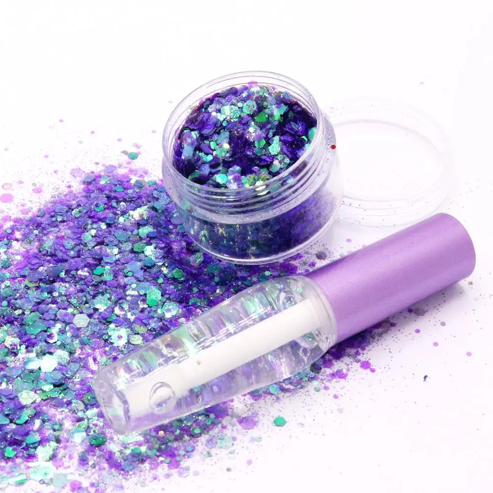 

6478JB High Quality custom colors cosmetic grade body glitter powder for makeup