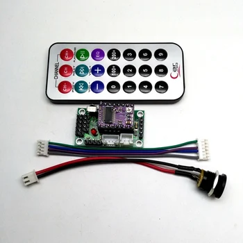 

Stepper Motor Control with infrared Remote control button A4988 Drive Board 2-phase 4-wire control serial port with delay