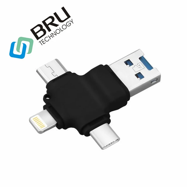 Best Price BRU 8G16G32G64G128G OTG USB Flash Drive for iPhone5s/6S/6Plus/7S/7Plus/8X/iPad/Android TYPE-C pendrive memory card stick reader Best Price BRU 8G16G32G64G128G OTG USB Flash Drive for iPhone5s/6S/6Plus/7S/7Plus/8X/iPad/Android TYPE-C pendrive memory card stick reader
