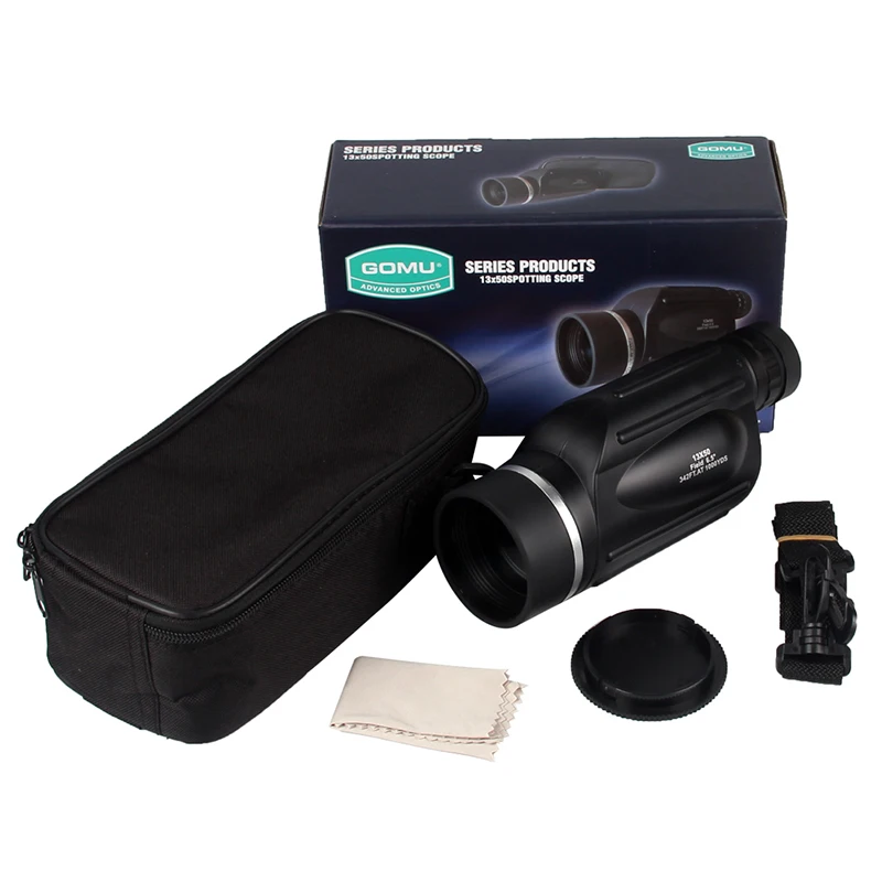 GOMU 13X50 Monocular waterproof Rangefinder Spotting Scope Telescope 114m1000m View for Outdoor Hunting RL36-0002 (7)