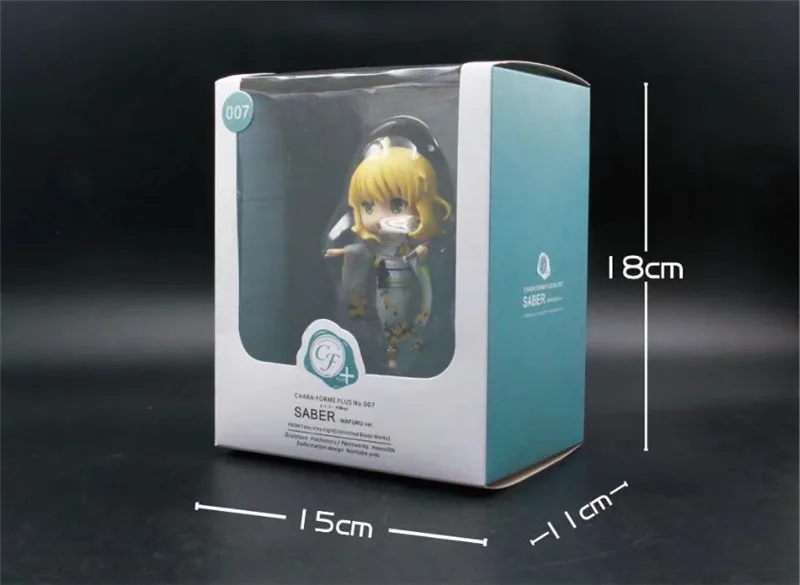 Fate Stay Night Chara Forme Plus Saber Tohsaka Rin Wafuku PVC Action Figure Model Toys Kawaii Saber Girl Dolls Brinquedos Gift 11 (8)